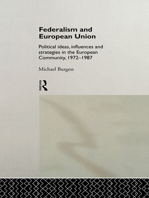 cover image of Federalism and European Union